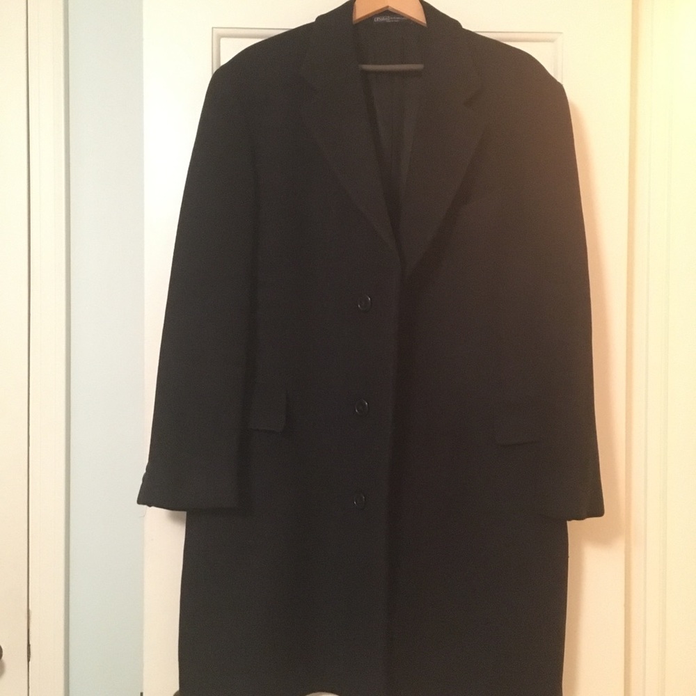 Polo by Ralph Lauren Mens’s Wool Overcoat